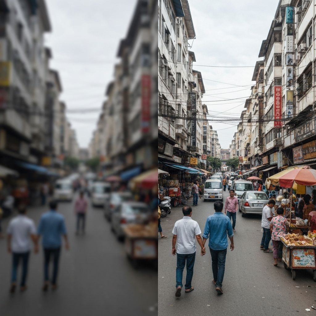 Low-res product photo upscaled to sharp 8K for e-commerce